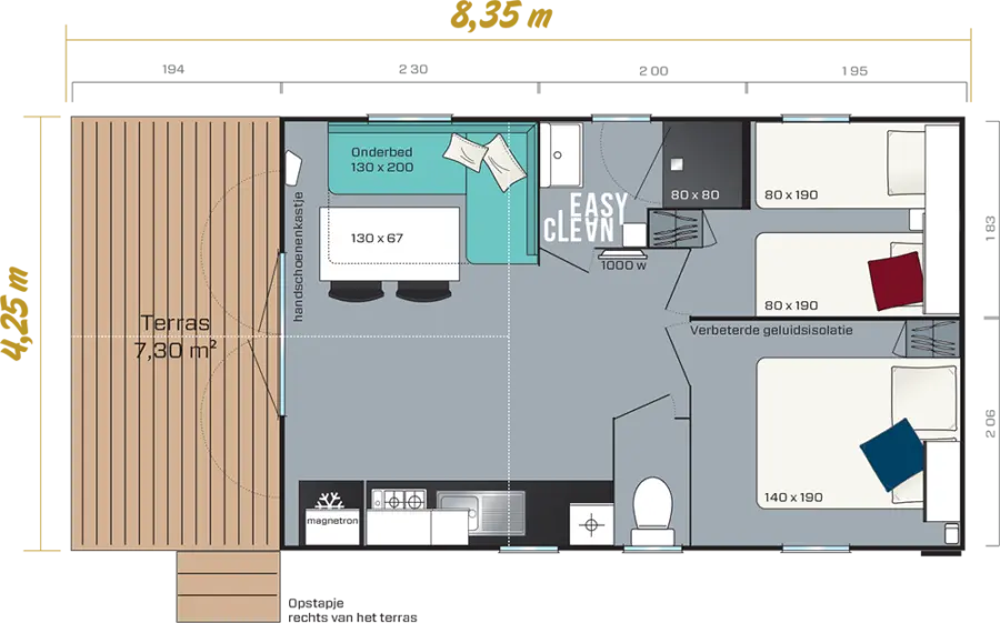 Tekening binnenzijde