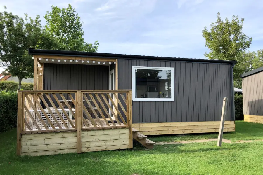 Buitenzijde chalet tureluur