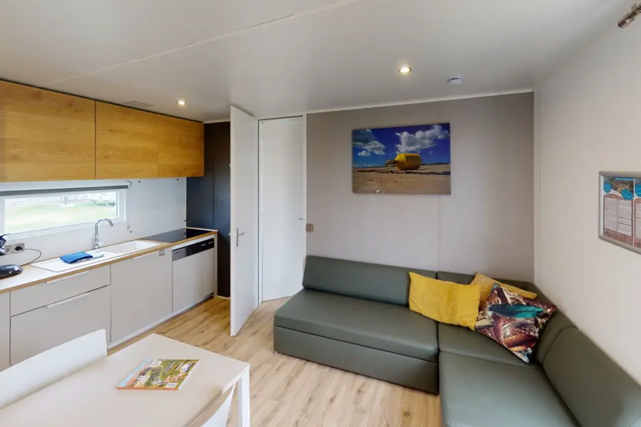 Lodge zilverreiger woongedeelte paardekreek