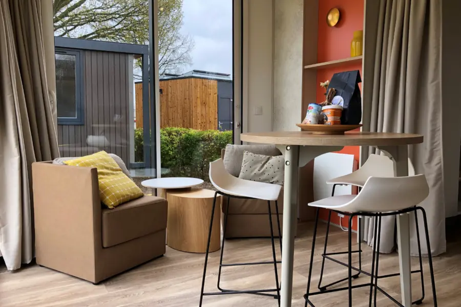 Zit- en woongedeelte mus suite