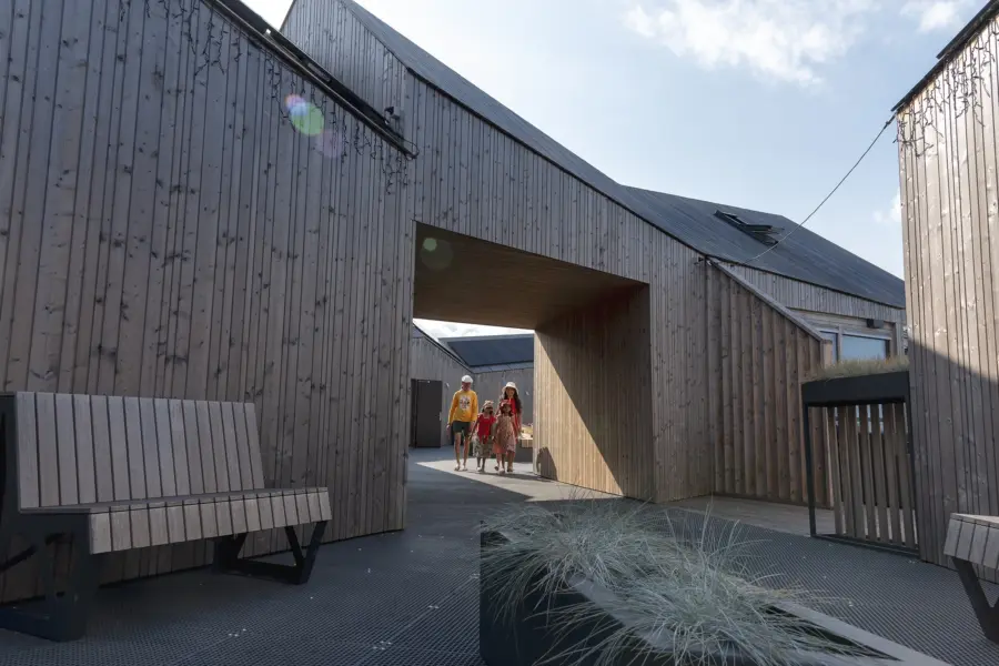 Veerse meersuites binnenplaats