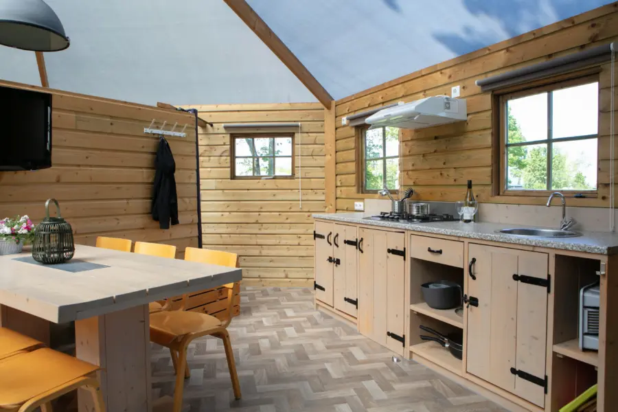 keuken Kampeerbungalow