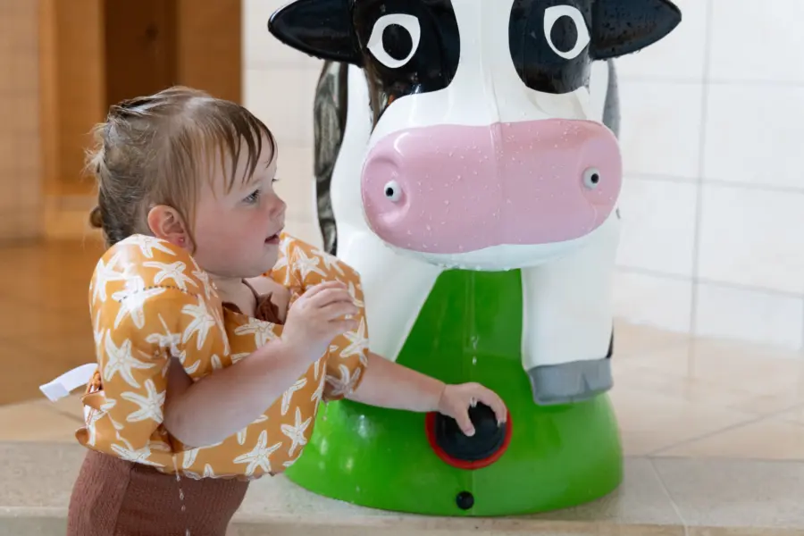 Peuter- en kleuterbad koe