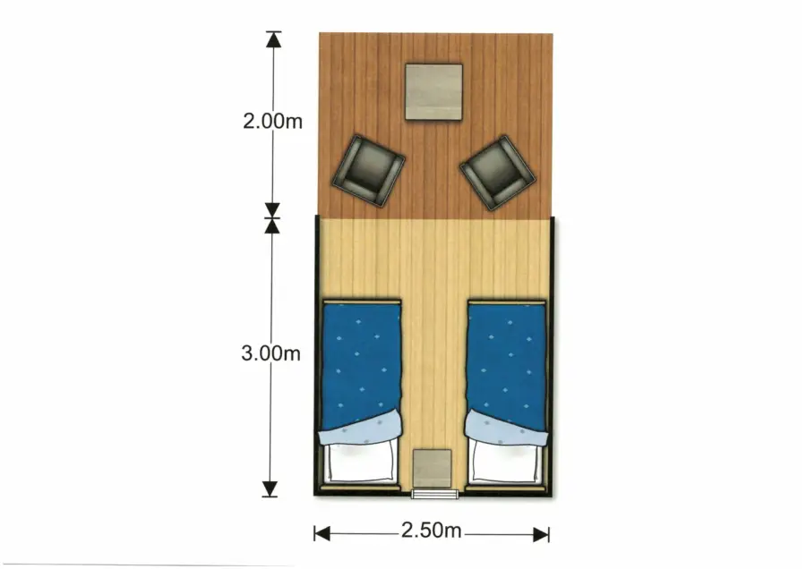 Plattegrond 2 persoons