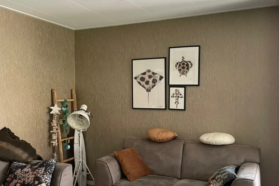 Villa bos woonkamer banken