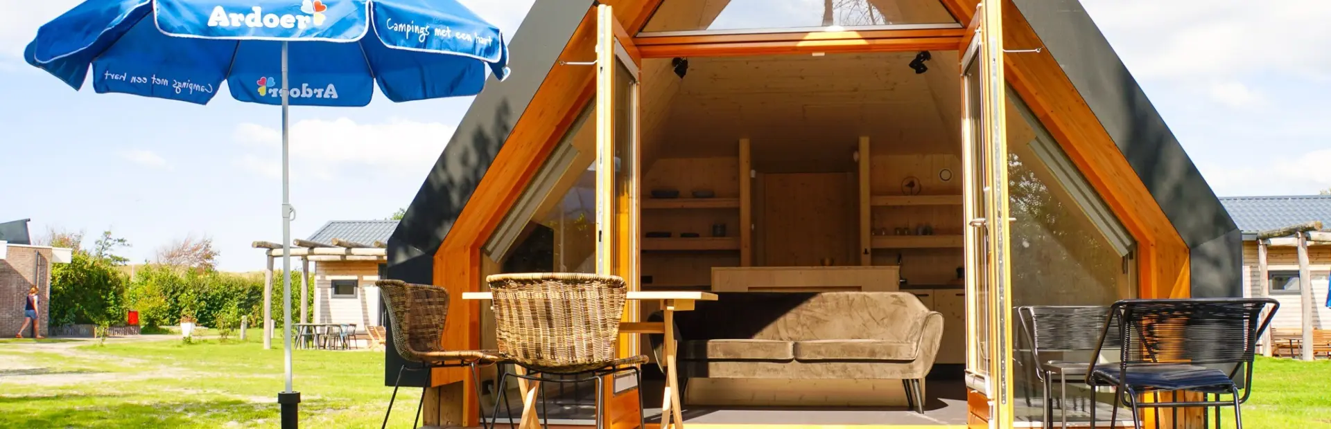 Vogelnestje van buiten naar binnen