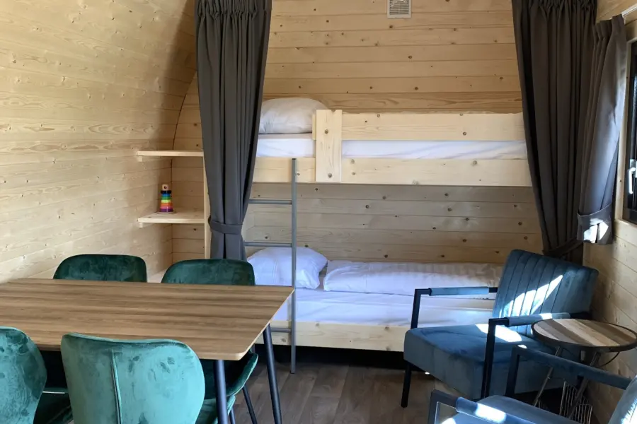 Woodlodge 4 personen - Binnenkant - Sint Maartenszee