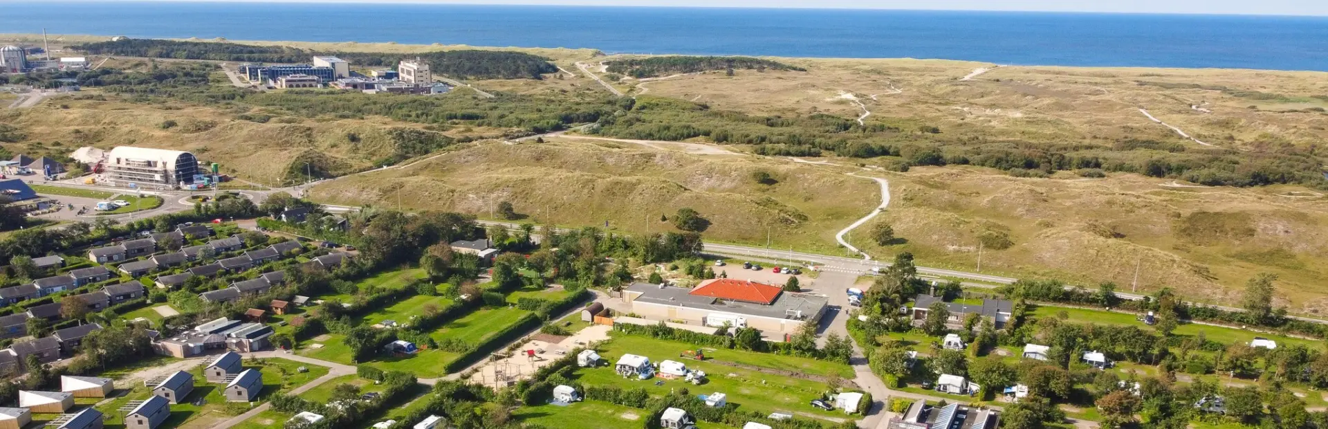 Omgeving camping, duin en zee bij Sint Maartenszee