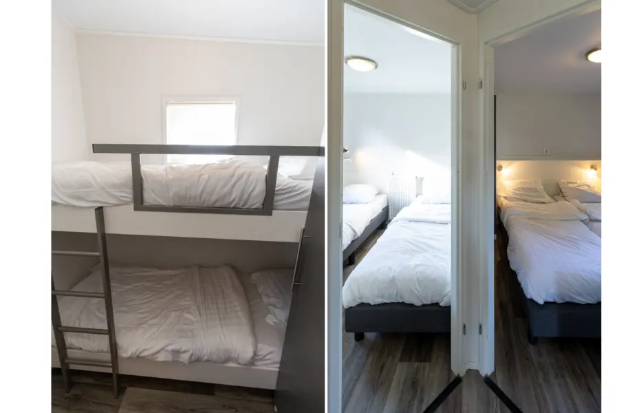 Slaapkamers beach lodge