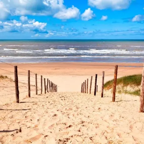 Foto strand faciliteiten