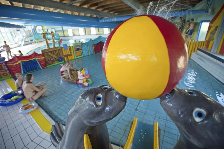 Foto zwembad zwemmen