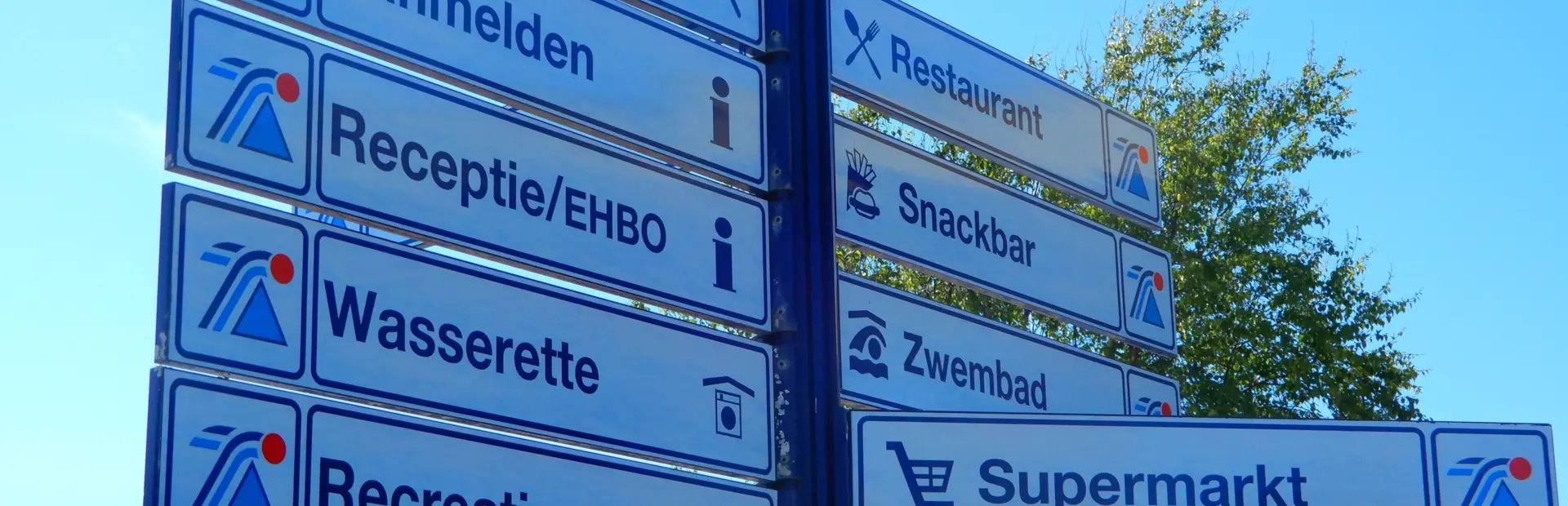 Bewegwijzering Camping Tempelhof