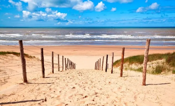 Foto strand faciliteiten
