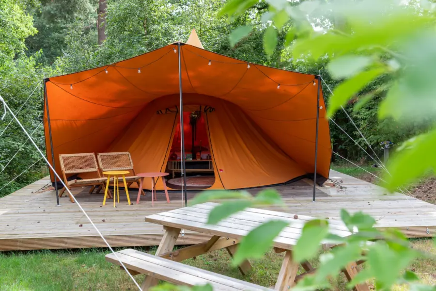 Tipi Tent oranje