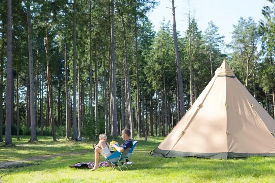 Kamperen tent