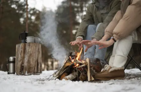 Winterkamperen in Drenthe