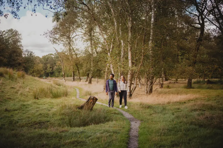 TH omgeving natuur wandelen gast stel