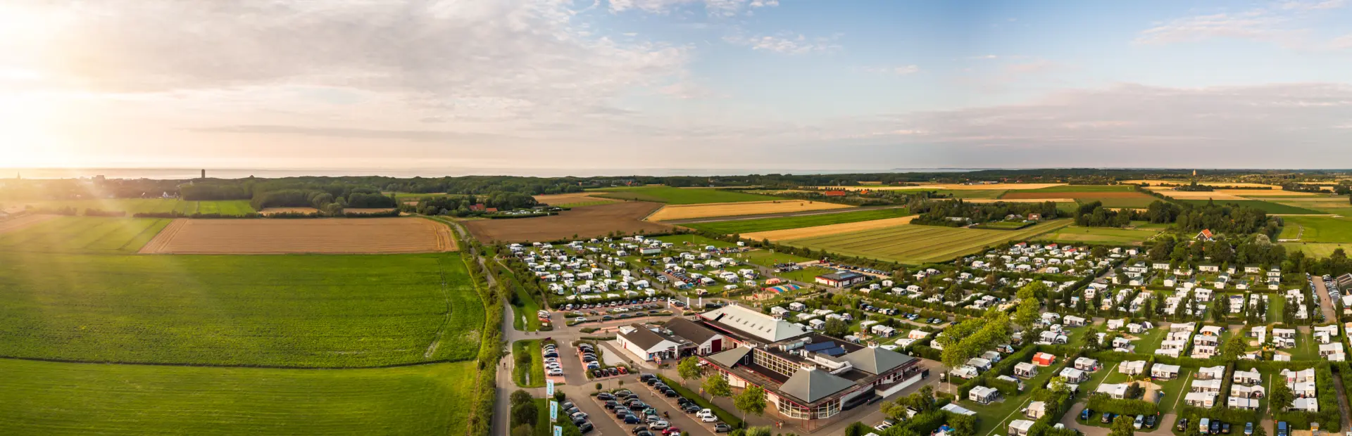 Ligging Camping Westhove in Zeeland
