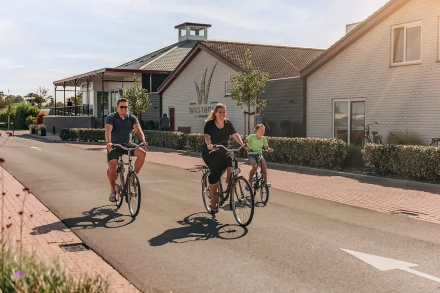Westhove op de fiets