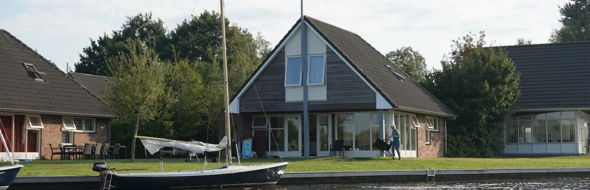 Huisje aan het water camping it wiid