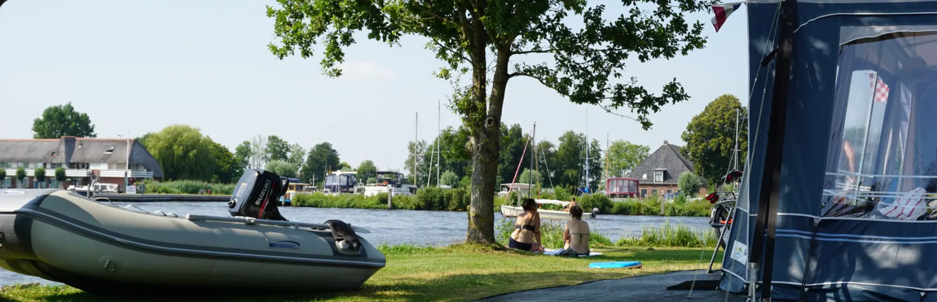 Kamperen met uitzicht op water it wiid