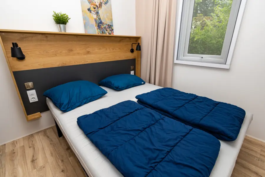 Slaapkamer kinderchalet 2 persoonsbed