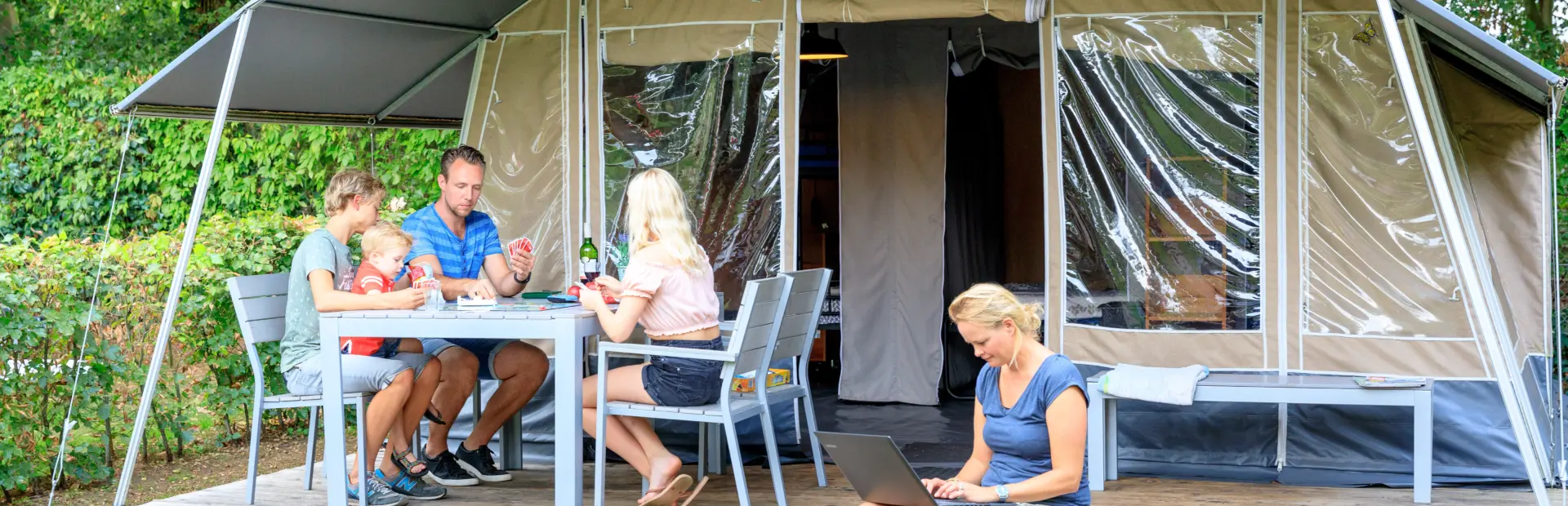 Lodgetent H48 kamperen 1
