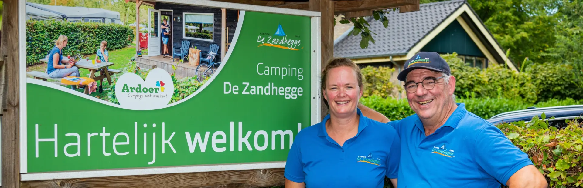 Koos en lilian voor entree