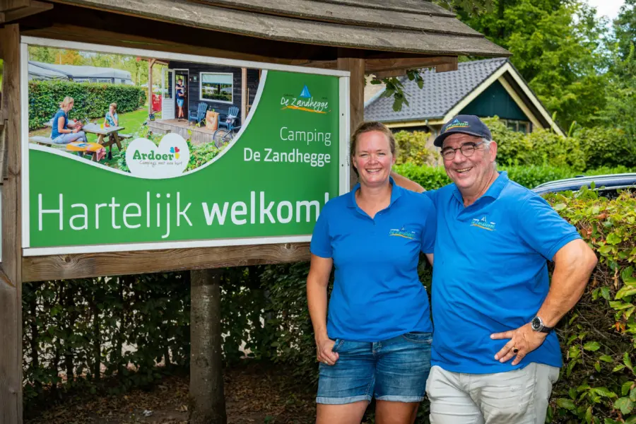 Koos en lilian voor entree