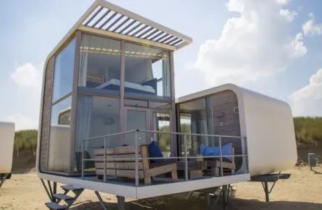 Strandhuisje strandweelde