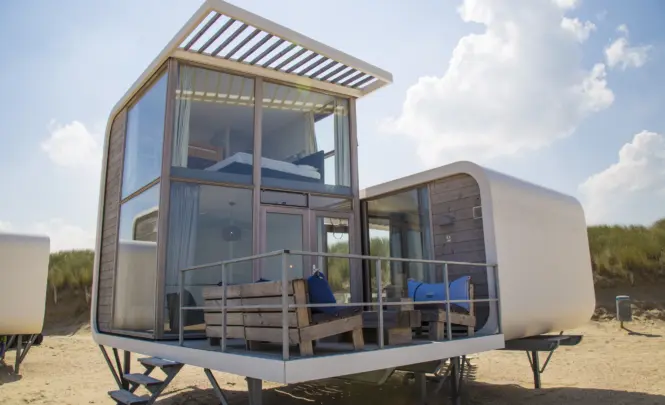 Strandhuisje strandweelde