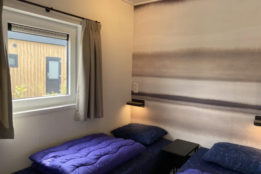 ZW lodge 6p enkele bedden