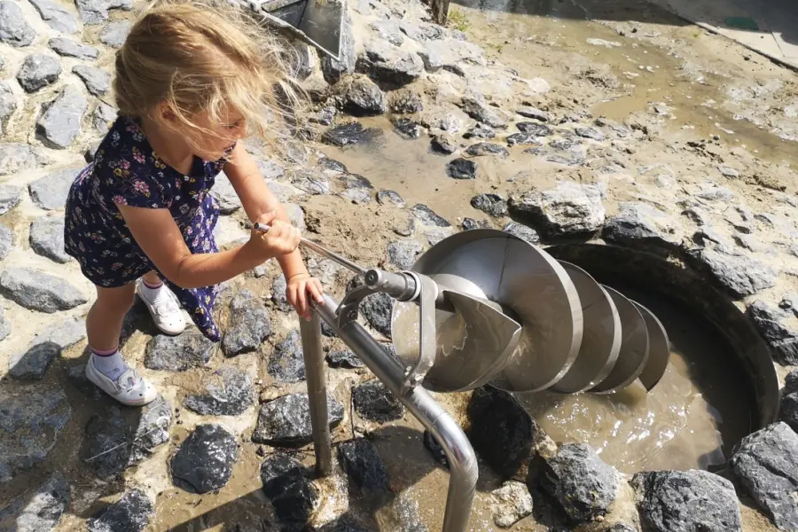 Waterspeeltuin kinderen