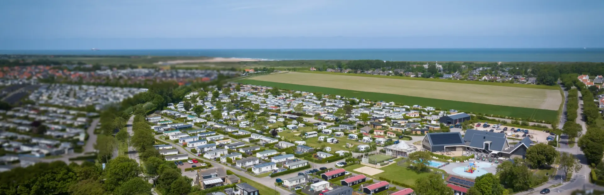 Luchtfoto camping Zonneweelde 2023
