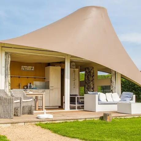 Glamping tent zonneweelde