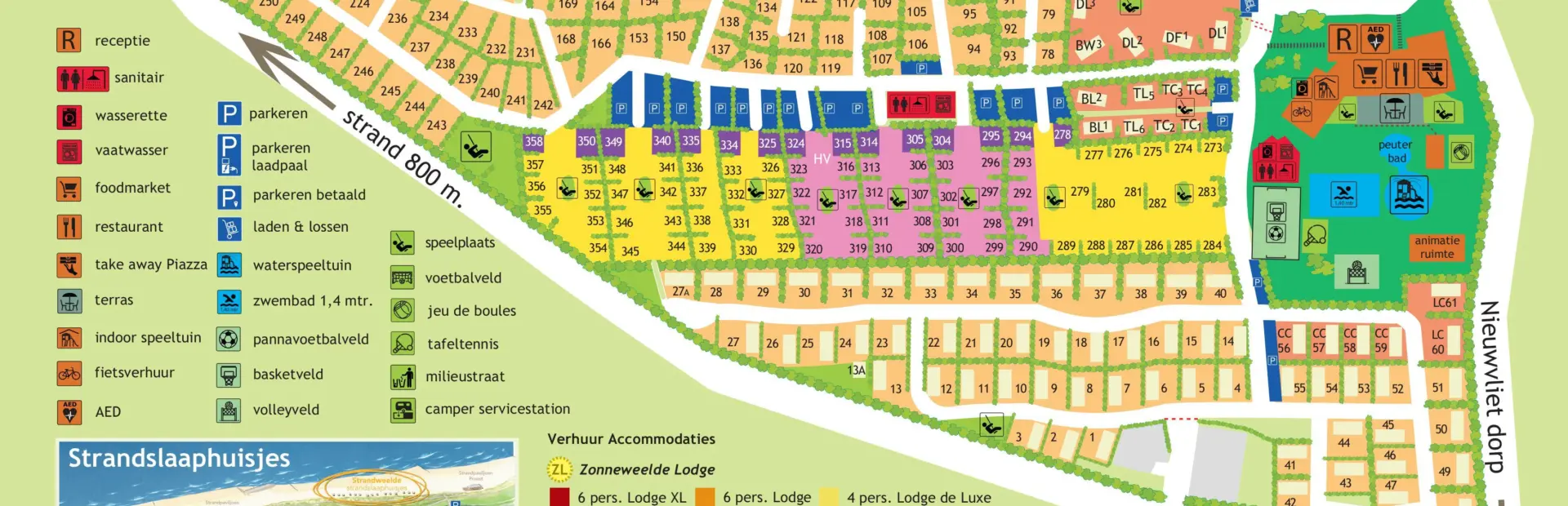 Plattegrond Zonneweelde 2025