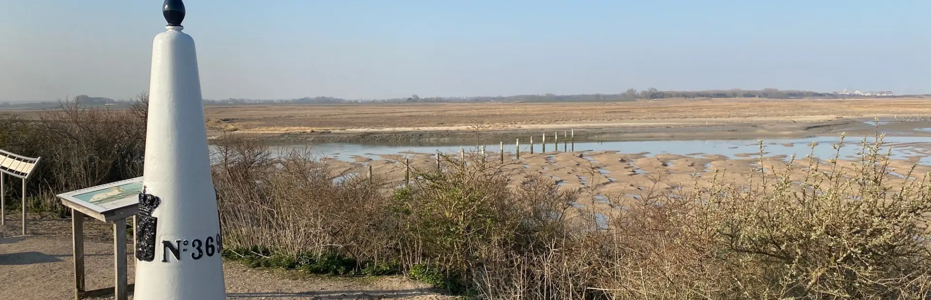 Grenspaal 369 Zwin 23 3 2022