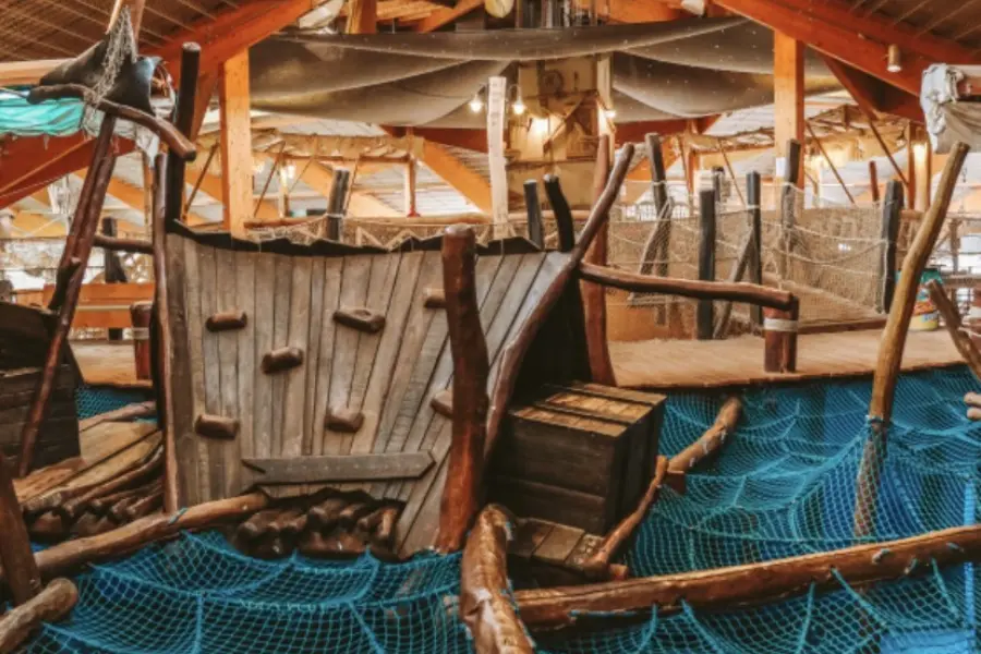 Binnenkant schateiland