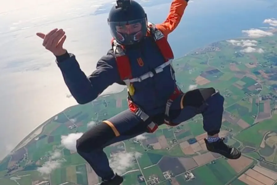 Parachutespringen -texel-Noord-Holland