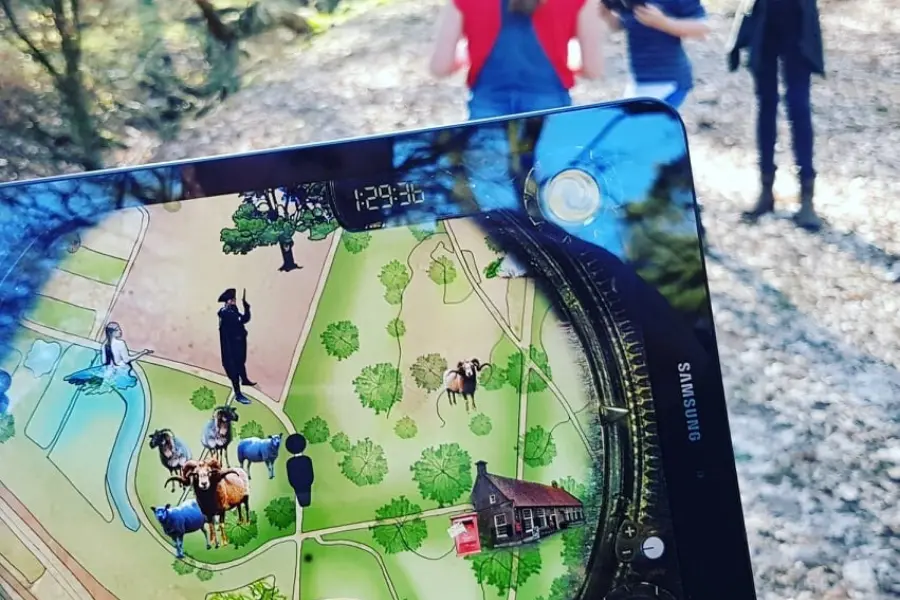 The Nature Game Drenthe Tablet view