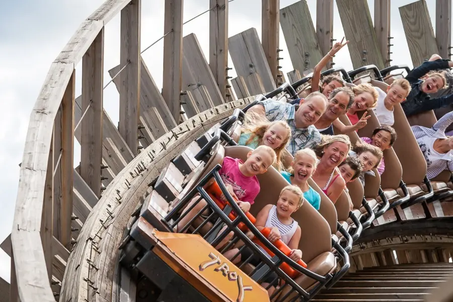 Attractiepark Toverland achtbanen