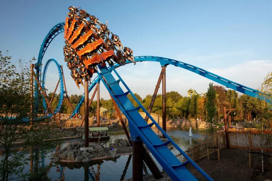 Attractiepark Toverland achtbaan