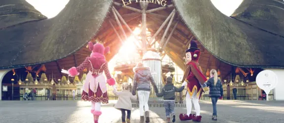 Efteling - Pardoes en Pardijn bij hoofdentree 2015