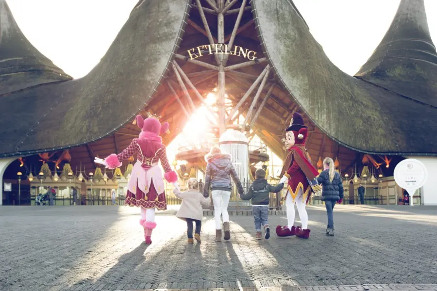 Efteling - Pardoes en Pardijn bij hoofdentree 2015