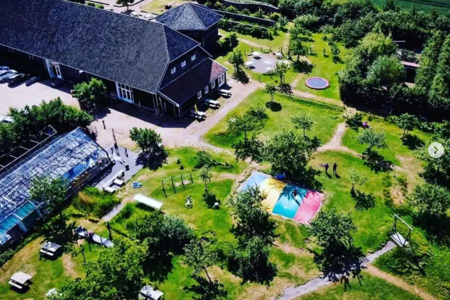 Hof Poppendamme arial