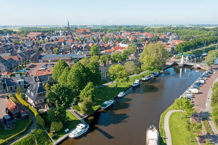 Dokkum luchtfoto