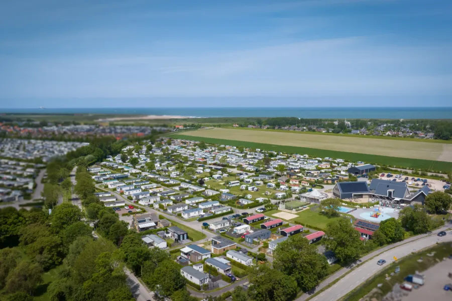 Luchtfoto camping Zonneweelde 2023