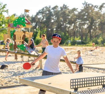 Tafeltennis op Camping Diana Heide - Kindercamping Drenthe
