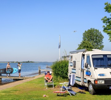 Paardekreek - Camper aan het wate
