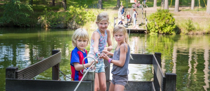 Spelen water- roeivijver